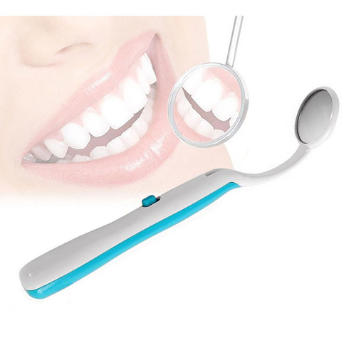 Espelho Bucal Led Iluminação Limpeza Dental Luz Dentes - S03