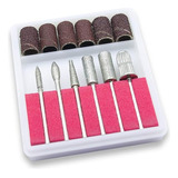 Kit Com 6 Lixas E 6 Brocas Refil Para Lixadeira Elétrica 