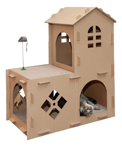 Muebles Para Gatos Y Rascadorcon Hierba Gatera