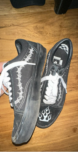 Zapatillas Vans Old Skull Modelo Elijah Berle / Poco Uso