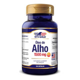 Óleo De Alho 1500mg Vitgold Com 100 Cápsulas