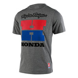 Playera Troy Lee Designs Original Honda Rc 500 Heather Gris