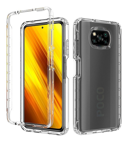 Funda Protectora Transparente Para Xiaomi Poco X3 Nfc/x3 Pro