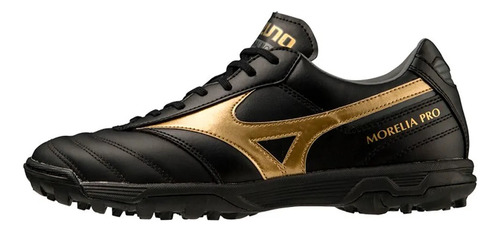 Chuteira Mizuno Society Morelia 2 Pro Preto/dourado Canguru