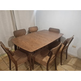 Comedor De Madera 6 Sillas