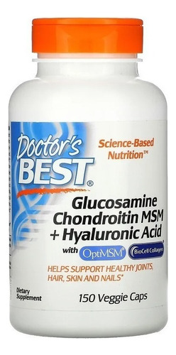 Doctor's Best | Glucosamine Chondroitin Msm + H A | 150 Caps