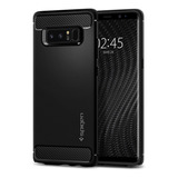 Funda Spigen Samsung Note 8 [matte Black] Rugged Armor