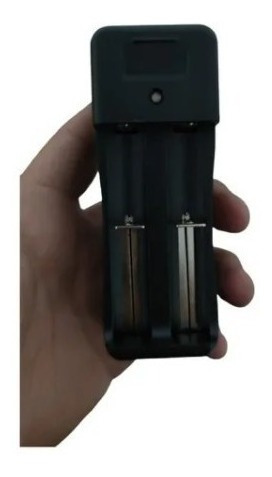 Cargador Bateria 18650 Negro 110v De Pared 47-63hz