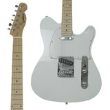 Guitarra Waldman Telecaster Gte100 Wwh Branco Cor White Material Do Diapasão Madeira De Bordo Orientação Da Mão Destro