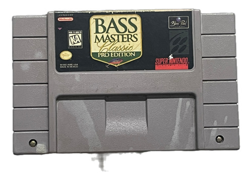 Id E09 Bass Master Classic Pro Snes Original Super Nintendo