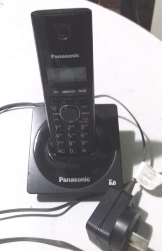 Teléfono Inalám Panasonic Kx-tg1711 Negro Usado Muy Bueno