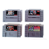 Super Nintendo Snes ( Lote De 4 Juegos ) 