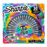 Set Sharpie Tie Dye X30 Marcadores Permanente Batik Ropa