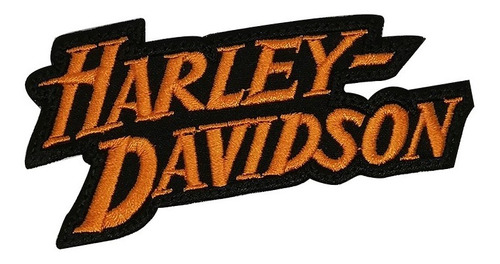 Aplique Bordado Texto Harley Davidson, Logo Harley Davidson