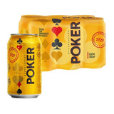 Cerveza Poker Normal Lata X6