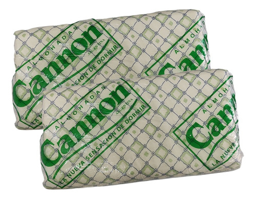 Combo 2 Almohadas Cannon Placa Espuma 65x35x9 Cm 