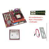 Kit  Motherboard A13g+ V3.0 + 4gb Ram + Athlon X2 5200+