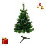 Árvore De Natal Pinheiro Pequena Luxo 60cm Verde Nevada