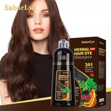 Shampoo Pinta Canas Instantáneo Tinte Cabello 3 En 1