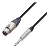 Cable Balanceado De Xlr Hembra A Plug Neutrik De 4 Metros