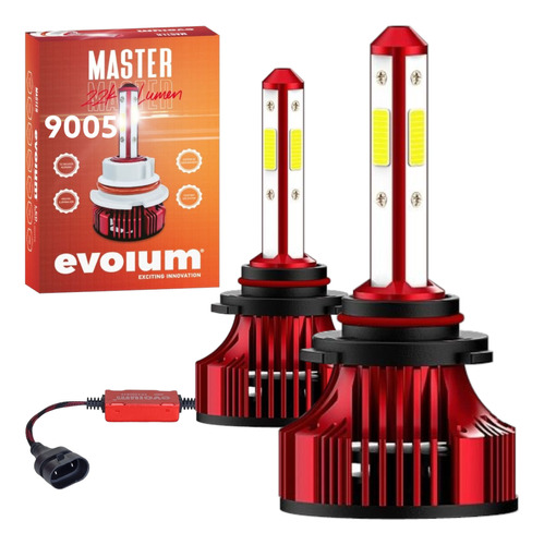 Focos Led Kit Automotriz 4 Caras Master 22000lm Luz Blanca