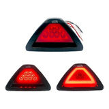 Luz Freno Stop 9 Leds Y Gel Moto Gel, Alta Baja Y Estrobo 