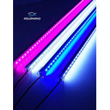 Luminária Led 3 Branco 1 Rosa 1 Azul 40cm P/ Aquário C/ Wifi