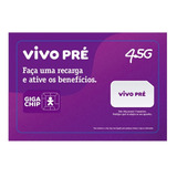 Chip Vivo 5g Pré Pago + Recarga Inclusa Para 15 Dias