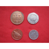 Gibraltar Lote De 4 Monedas Diferentes