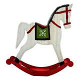 Ornamento De Cavalo De Balanço De Natal Ornamento De Natal