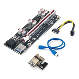 Kit 6 Cabo Riser Mineração Pci1x-16x Minipcie 3.0 V009s Pl