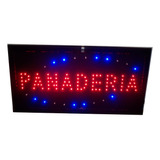 Cartel Led Panadería Abierto O La Que Quieras A Pedido