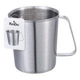 Ksendalo Taza Medidora De Acero Inoxidable De 2 Tazas, Jarra