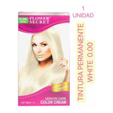 Tintura Permanente En Crema White 0.00 Flower Secret