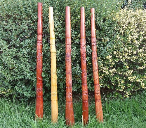 Didgeridoo Tallado Grueso Stock Oferta!