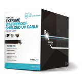 Cable 305m Cat6+ Calibre 23 Climas Extremos Negro Intemperie