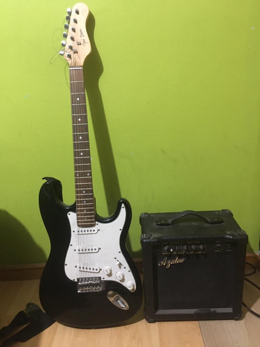 Guitarra Fred Stevenss + Amplificador Azalea