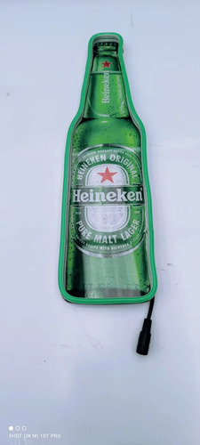 Letrero Neón Led Botella Corona Cerveza Pub Bar Cueva