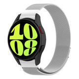 Pulseira Magnética Redge Para Galaxy Watch6 44mm Cor Prata