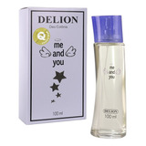 Deo Colônia Me And You Delion 100ml Perfume Feminininamente Sedutos E Marcante 