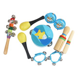 Instrumento De Percusión Castañuelas Maracas Wooden Kids Gui