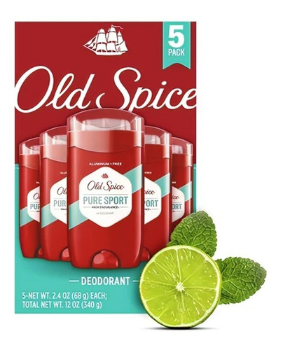 Desodorante Old Spice Sport En Barra X 5 - g a $183