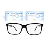 Combo 2 Cajas Acuvue Oasys Y Lentes Graduados Proteccion Uv