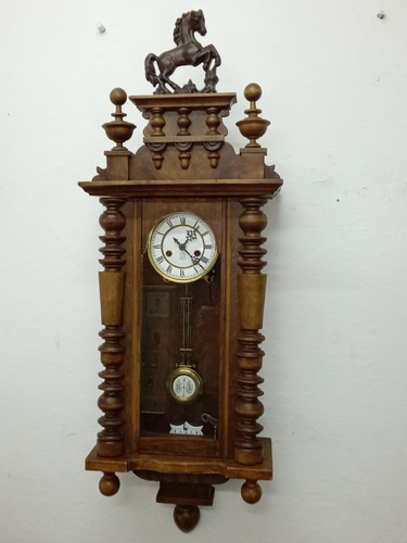 Antiguo Reloj De Pared Gustav Becker Año 1908 Aleman