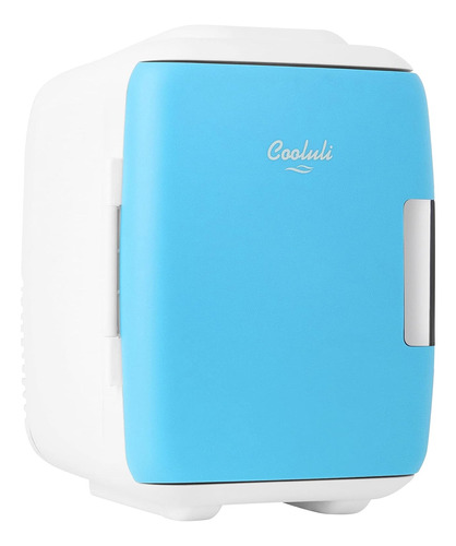 Refrigerador Mini Cooluli Portatil,cargausb 110v 12v,celeste