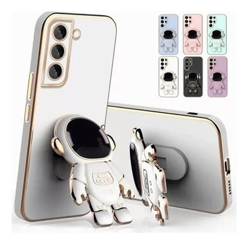 Funda Para Samsung Carcasa Celular Soporte De Astronauta