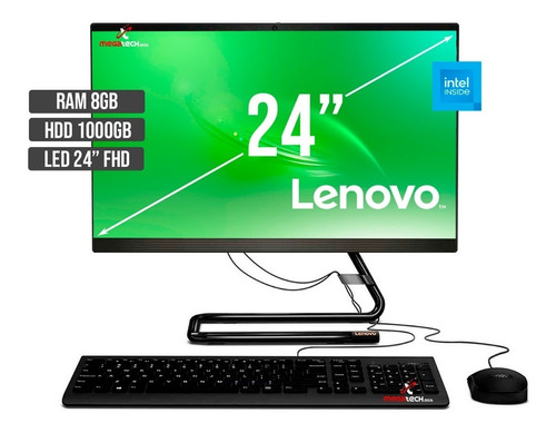 Todo En Uno Pc Aio Lenovo Intel Dualcore Disco1tb Ram8gb W10