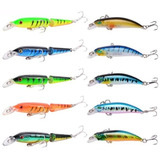 Curricanes. 10 Pcs. Senuelos. Minnow. Cebo. Pesca. Zh0052