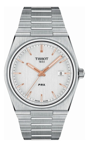Reloj Tissot 1374101103100 Prx Hombre Acero Calendario 