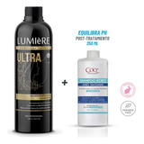X2: Alisado Lacio Encerado Lumiere 1 L + Shampoo Acido 250ml